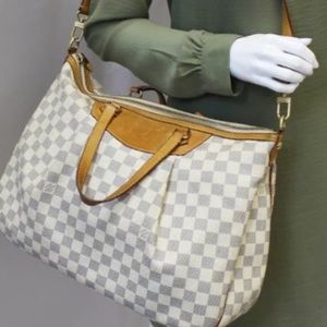 Louis Vuitton Siracusa Damier Gm Azur